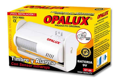 Sensor De Movimiento Con Alarma/timbre St-96 Opalux