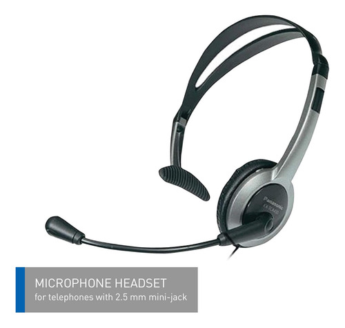 Auriculares Panasonic Kx-tca430, Gris/plegable/micrófono