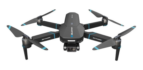 Imagen 1 de 3 de Drone Con Cámara Full Hd Blaupunkt Skyhawk Negro