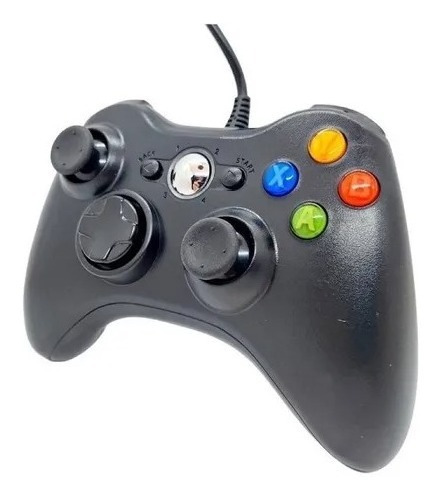 Imagen 2 de 4 de Joystick Xbox 360 Para Pc Con Cable Usb