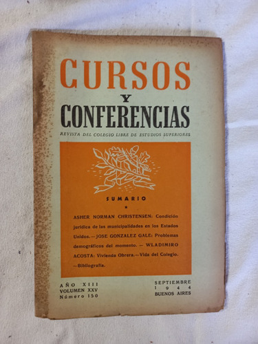 Cursos Y Conferencias 150 Acosta Christensen González Gale