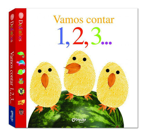 Livro Vamos Contar 1, 2, 3 - Dedinhos