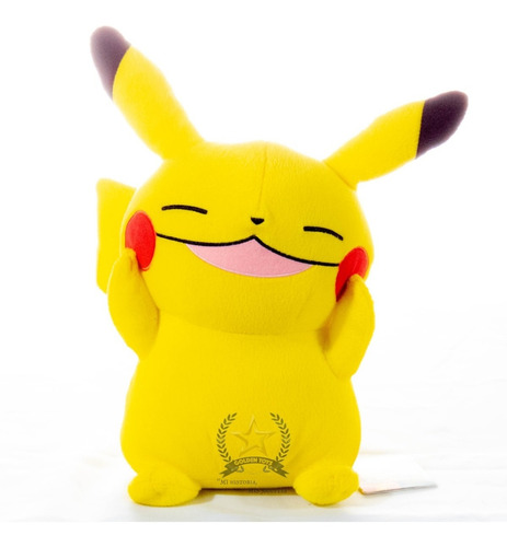 Peluche Grande Pokemon Pikachu Happy Moment Jp 1 Golden Toys