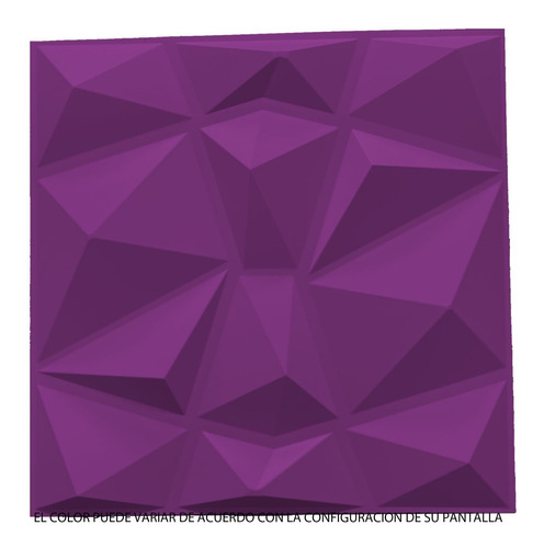 Panel Decorativo 3d Pvc Interior Violet  D094violet