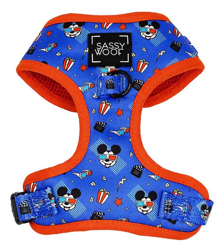 Arnés Para Perros Sassy Woof Disney Mickey Mouse Talla S