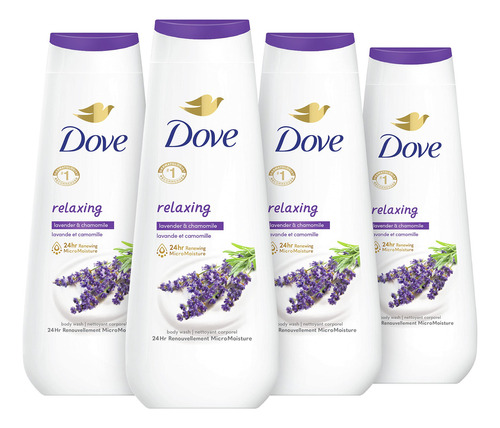 Dove Body Wash - Aceite De Lavanda Relajante Y Manzanilla, .