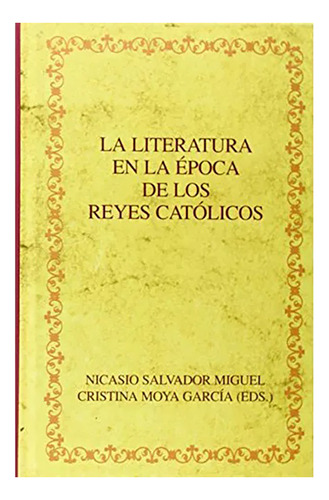 La Literatura En La Epoca De Los Reyes Catol - #w