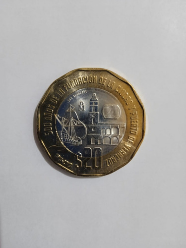 Monedas Conmemorativas Aniversario 500 Años De Veracruz.