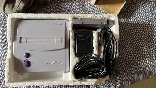 Consola Snes Super Nintendo Jr Sns-101 Genuina+ Caja+1 Juego (Usado)
