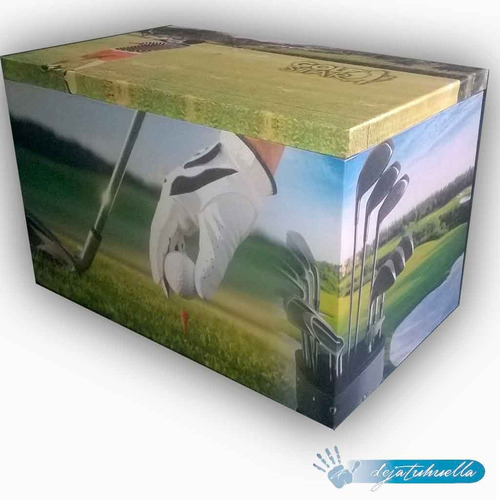 Imagen 3 de 6 de Golf Cofre De Madera Edicion Especial. (15x15x15)
