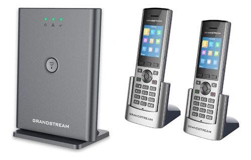 Base Ip Grandstream Dp752 + Telefono Inalambrico Dp730 X2