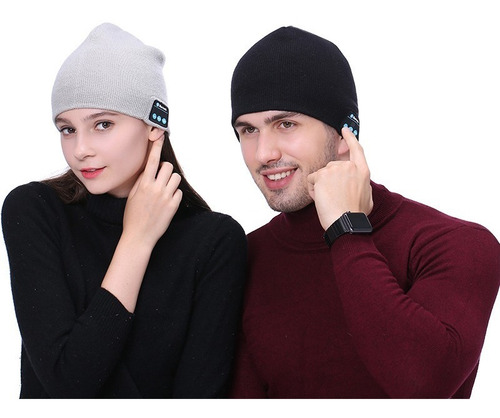 Imagen 2 de 2 de Fino Gorro Audífonos Bluetooth 4 Colores Llamadas Música