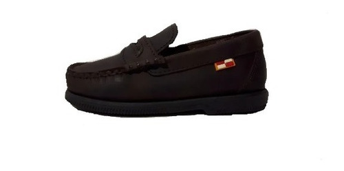 Boating Mocasin Vincha Colegial Cuero Vacuno Kids