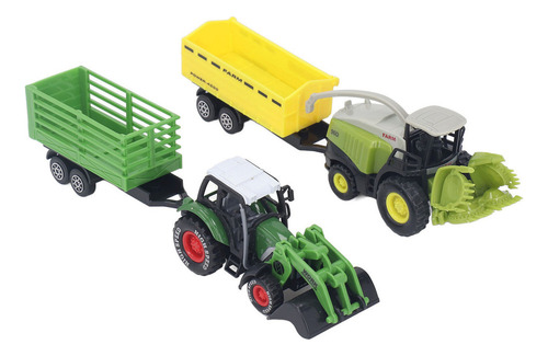 . Jogo De Tratores Agrícolas Para Crianças Com Escala