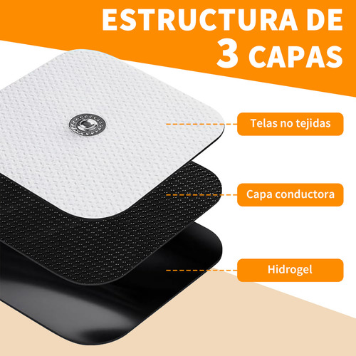 Marca Jarnotix® 8pz Electrodos Pads Para Beurer Em 41 Em 49 Em 80 Tens Ems