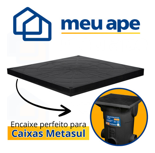 Tampa Para Caixa De Gordura E Inspeção Grande 40x40 Metasul