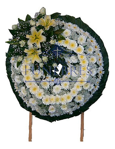Arreglo Floral Corona Fúnebre Clásica