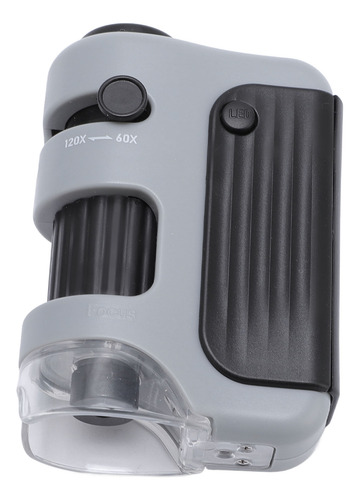 Microscopio Led 120x Portátil Educativo Para
