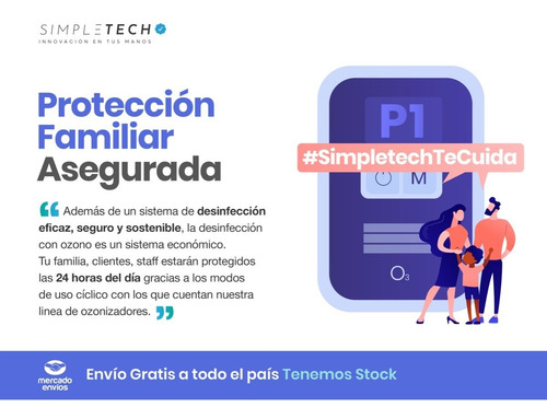 Imagen 3 de 10 de Ozonizador Purificador De Aire Portatil Carga Usb Cuotas