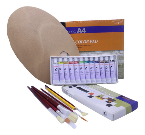 Artmate Ast Set 12x12 Pomo Oleo 12ml Óleo