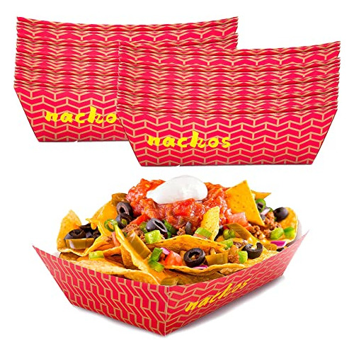 Bandejas Nachos  Bandejas Desechables De Papel Nachos C...