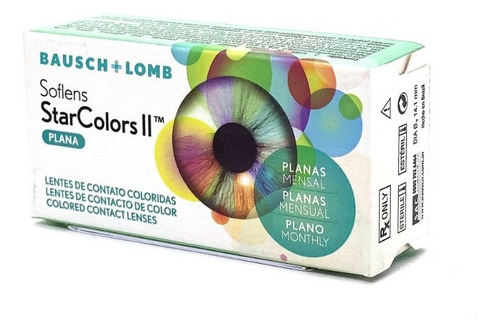 Star Colors Ii Lentes De Contacto Cosméticas Soflens Gris