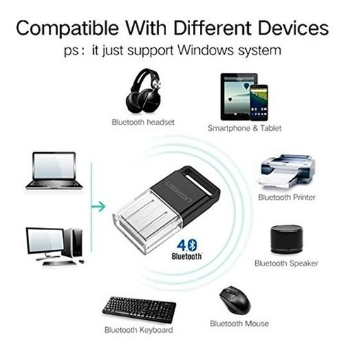 Imagem 5 de 9 de Adaptador Bluetooth 4.0 Usb Apt-x Notebook Pc Ugreen - 30524