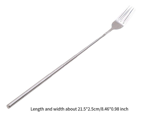 Tenedor Extensible Para Postre, Cubiertos Portátiles