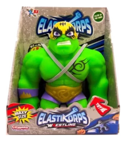 Imagen 3 de 5 de Elastikorps Figura Squishy Stretch 23cm Luchador