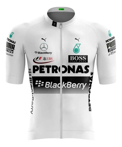 Camisa Befast Premium Agile Petronas Branca Ciclismo