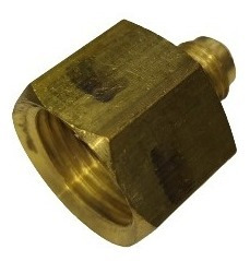 Conector 1/4 Flare X 1/2 Npt Hembra Tienda Final Av Casanova