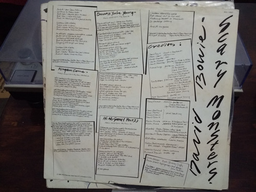 David Bowie - Scary Monsters Vinilo (Usado)