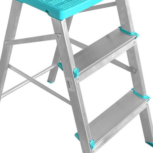Banqueta/escada Alumínio 3 Degraus Suporta 120kg - Gibafer