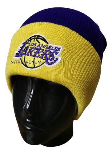 Chullo Lakers Beanie Unisex Gorra Hombre Gorro Mujer Gym 