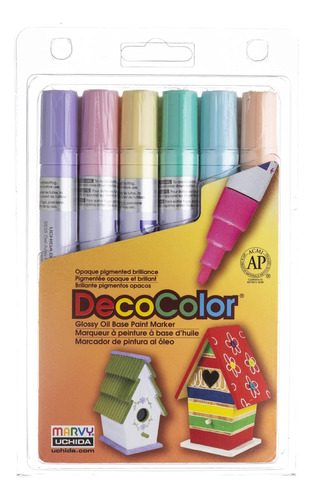 Rotulador De Pintura Uchida Of America Decocolor, Colores Pa