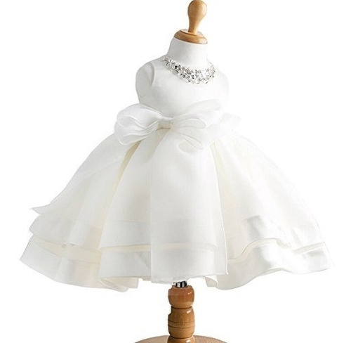 Vestido Bautizo Niña Con Flores Talla: 15-18 Meses Blanco | Cuotas sin interés Vestido Bautizo Niña Con Flores Talla: 15-18 Meses Blanco | Cuotas sin interés