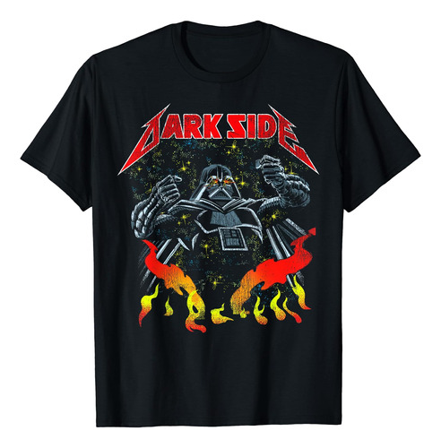 Camiseta Star Wars Darth Vader Heavy Metal Flames