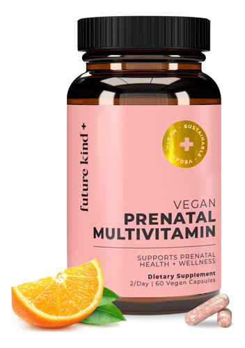 Future Kind Vitamina Prenatal Vegana (60 Unidades)  Vitamina