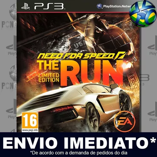 Need For Speed The Run Jogos Ps3 PSN Digital Playstation 3