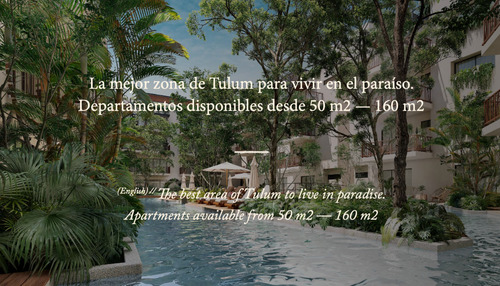 Departamento Tipo Pentouse En Venta En Tulum, Costa Caribe, Equipados.