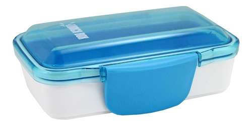 Imagem 3 de 4 de Pote P/ Alimentos Marmita Jacki Design 2 Em 1 Awm17156 Azul