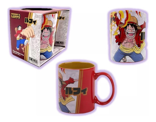 Taza Anime One Piece Luffy Zoro Chopper Nami Sanji Geek Color Monkey D Luffy