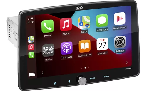 Pantalla 10 Pulgadas Boss 1 Din Bluetooth Android Carplay