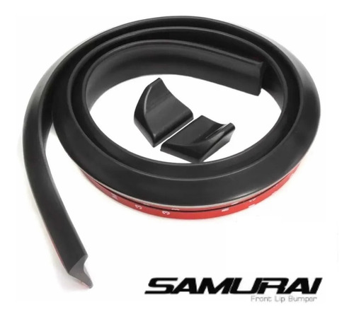 Aleron Lip Samurai Cajuela Negro Flexible Universal Aleron