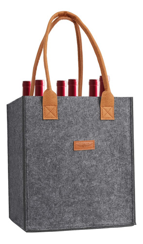 Lifebeauty Bolsa De Vino Para 6 Botellas, Aislada, Termicame