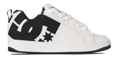 Imagen 1 de 2 de Zapatillas Dc Shoes Modelo Court Graffik Ss Blanco Negro