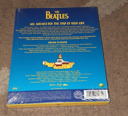 The Beatles The Yellow Submarine Blu-ray Envio Gratis