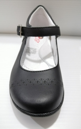 Zapato Escolar Chabelo Niña Color Negro Mod (56106- A)