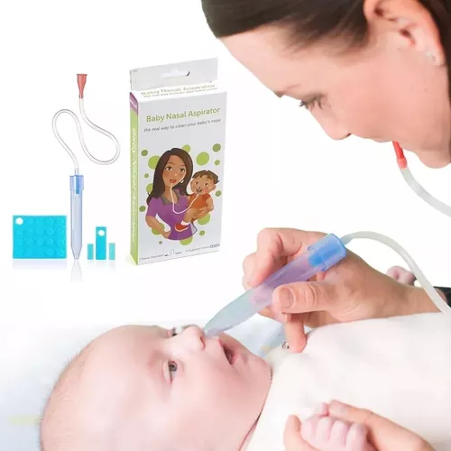 Aspirador Nasal Saca Mocos Para Bebé + Filtros Higiénicos