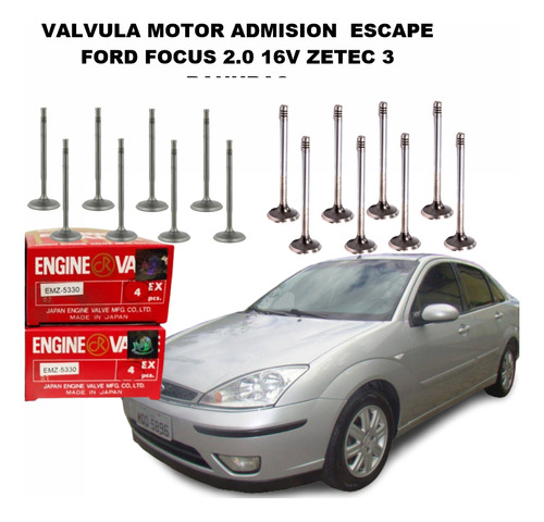 Valvula Motor Admision  Escape Ford Focus 2.0 16v Zetec 3 Ra